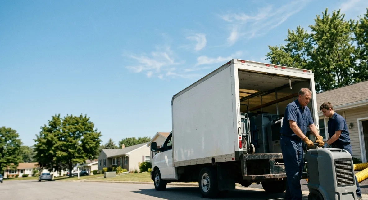 Water Damage Cleanup in North Lawrence, OH near me